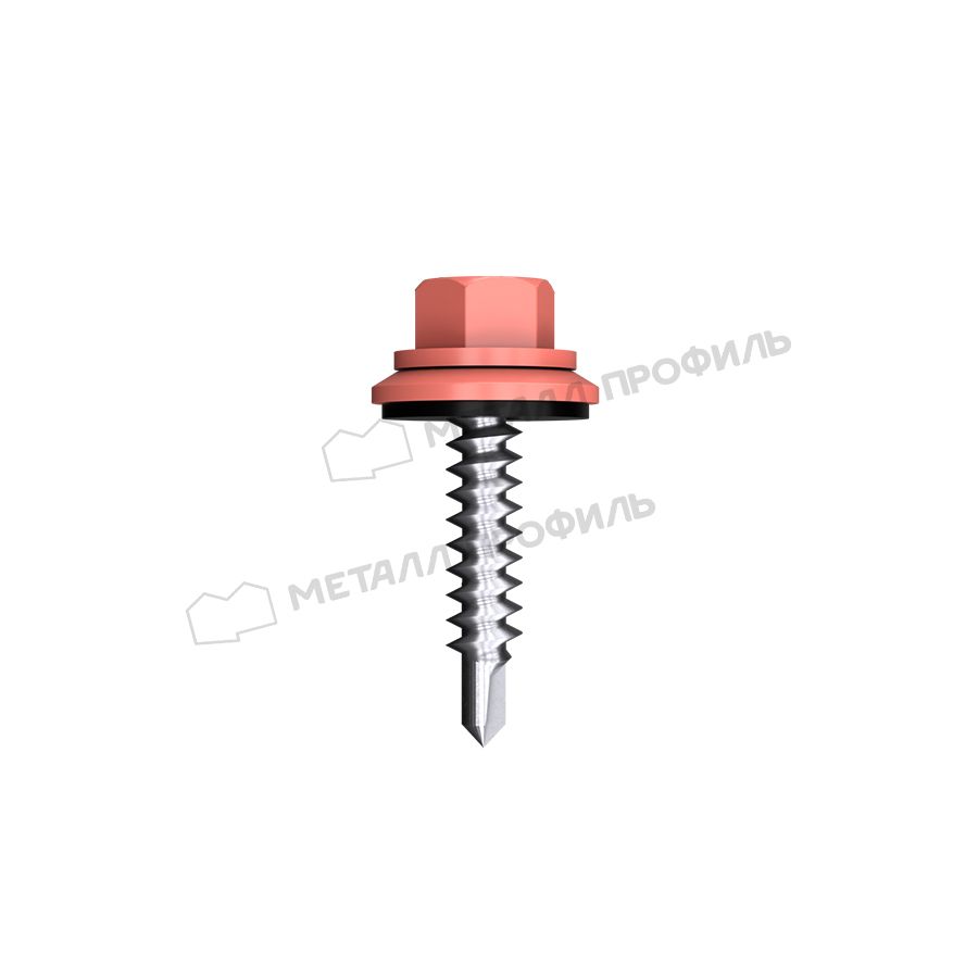 Саморез 4,8х35 ROOFRetail RAL3009 (красная окись)
