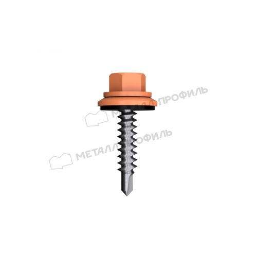 Саморез 4,8х35 ROOFRetail RAL8004 (медно-коричневый)