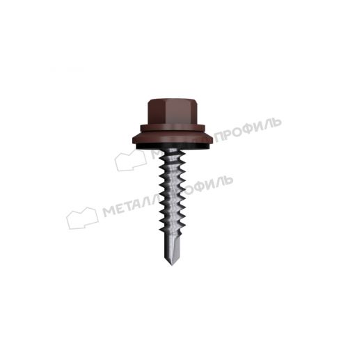 Саморез 4,8х35 ROOFRetail RAL8019 (серо-коричневый)