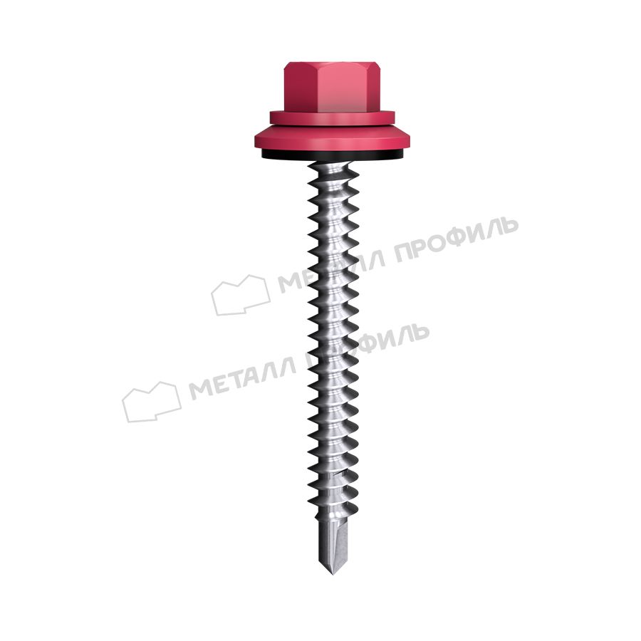 Саморез 4,8х70 ROOFRetail RAL3005 (красное вино) (100)
