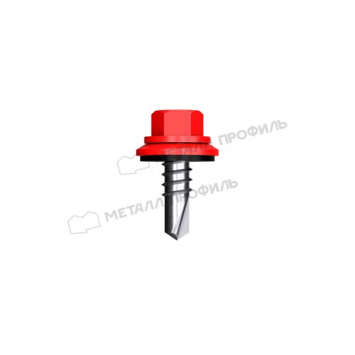 Саморез 5,5х19 ROOFRetail RAL3020 (красный насыщенный)
