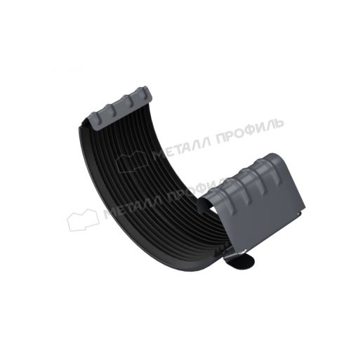 Соединитель желоба МЕТАЛЛ ПРОФИЛЬ Foramina PUR D150 Ral 7024