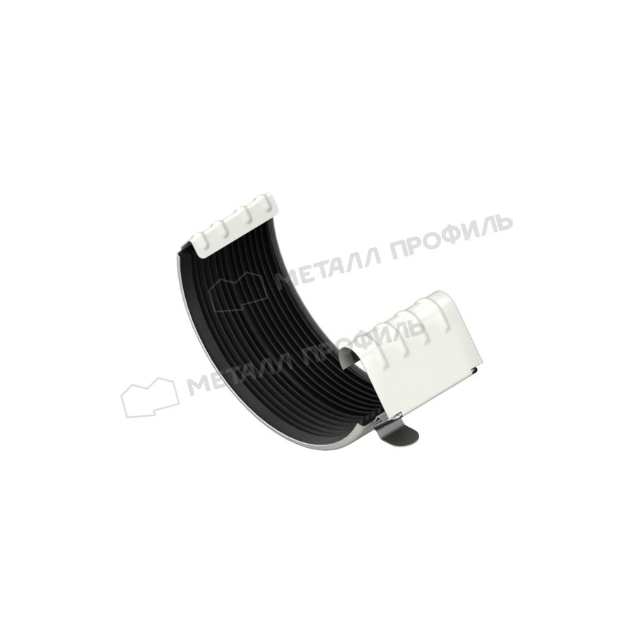 Соединитель желоба МЕТАЛЛ ПРОФИЛЬ GRANDSYSTEM D125 Ral 9010