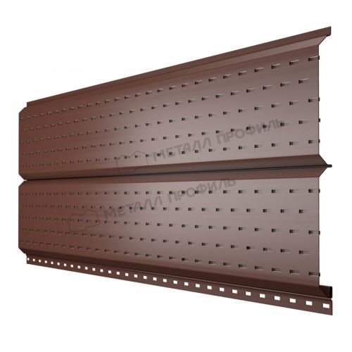 Софит МЕТАЛЛ ПРОФИЛЬ Lбрус-15х240 (PURETAN-20-8017-0.5)