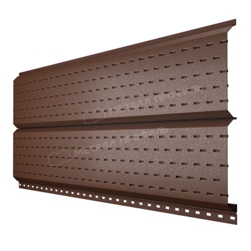 Софит МЕТАЛЛ ПРОФИЛЬ Lбрус-15х240 (VALORI-20-Brown-0.5)