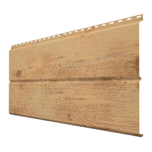 Софит МЕТАЛЛ ПРОФИЛЬ Lбрус-XL-14х335 (ECOSTEEL_MA-01-Сосна-0.5)
