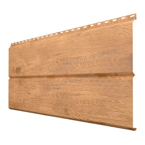 Софит МЕТАЛЛ ПРОФИЛЬ Lбрус-XL-14х335 (ECOSTEEL_T-01-Сосна-0.5)