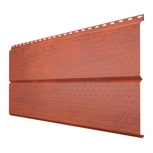 Софит МЕТАЛЛ ПРОФИЛЬ Lбрус-XL-14х335 (ECOSTEEL_T-12-Дуб-0.45)