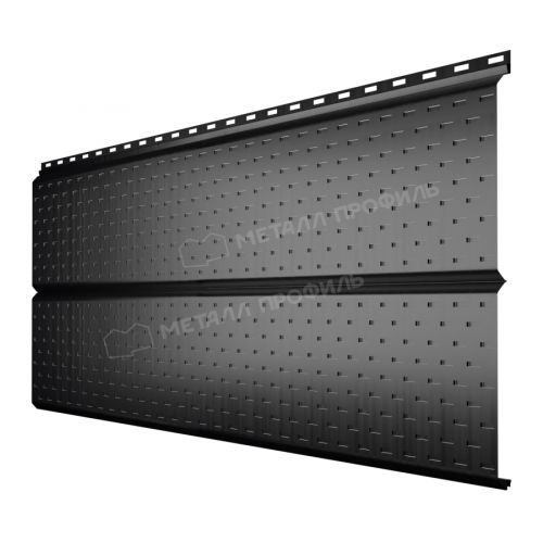 Софит МЕТАЛЛ ПРОФИЛЬ Lбрус-XL-14х335 (PURMAN-20-9005-0.5)