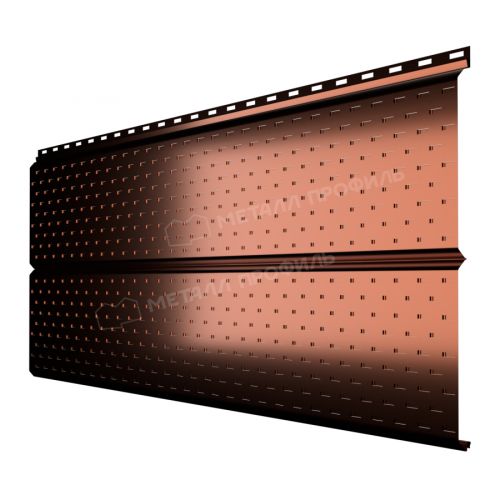 Софит МЕТАЛЛ ПРОФИЛЬ Lбрус-XL-14х335 (PURMAN-20-Argillite-0.5)
