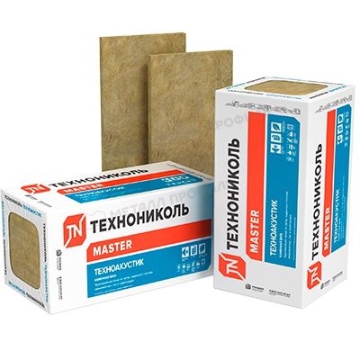 Теплоизоляционные плиты ТЕХНОАКУСТИК 1200х600х50 мм (5.76 кв.м)