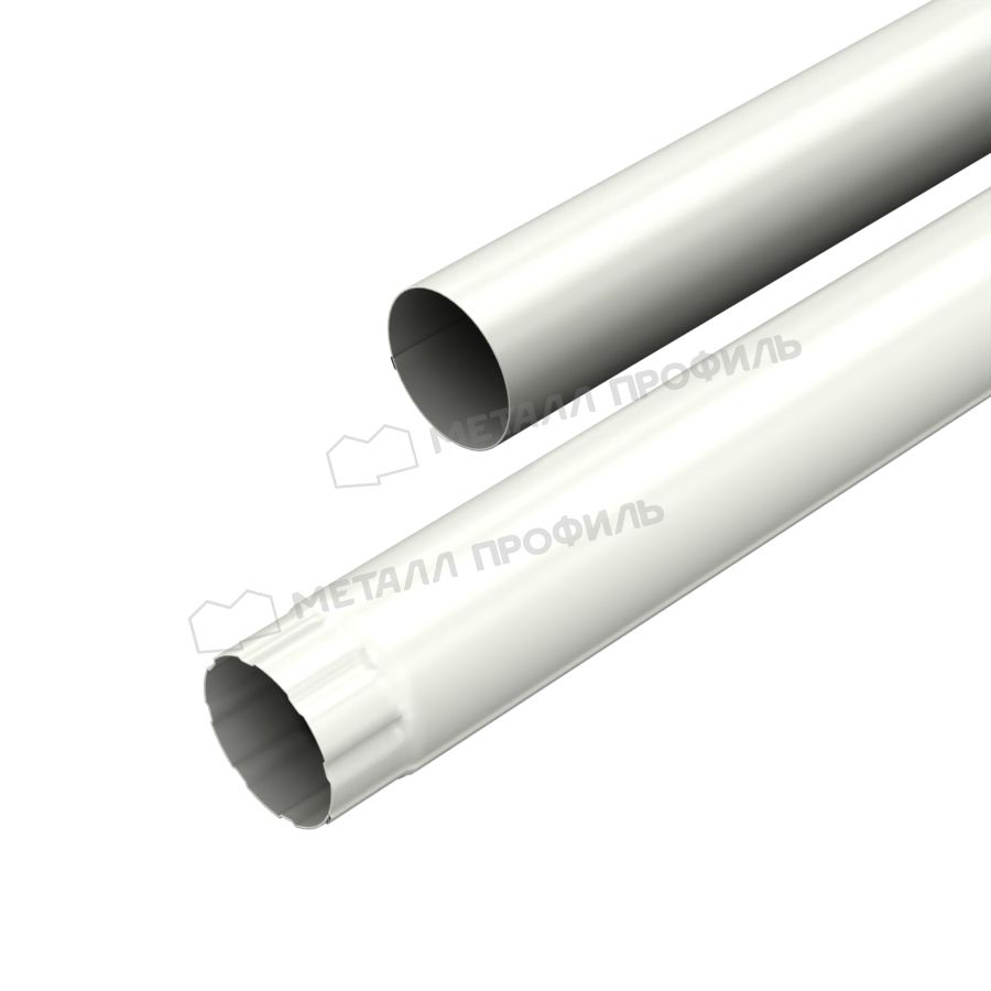 Труба водосточная МЕТАЛЛ ПРОФИЛЬ Foramina PUR D100х3000 Ral 9010