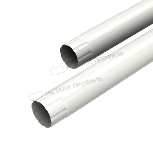 Труба соединительная МЕТАЛЛ ПРОФИЛЬ Foramina PUR D100х1000 Ral 9010