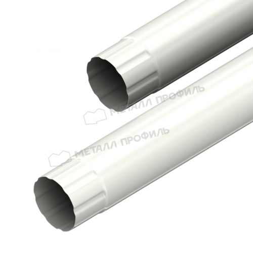Труба соединительная МЕТАЛЛ ПРОФИЛЬ GRANDSYSTEM D90х1000 Ral 9010