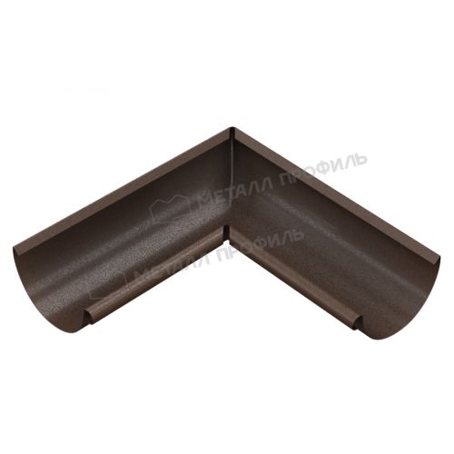 Угол желоба внутренний МЕТАЛЛ ПРОФИЛЬ Foramina Freeze D125 DarkBrown