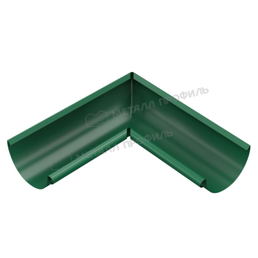 Угол желоба внутренний МЕТАЛЛ ПРОФИЛЬ Foramina PUR D125 Ral 6005