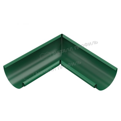 Угол желоба внутренний МЕТАЛЛ ПРОФИЛЬ Foramina PUR D125 Ral 6005