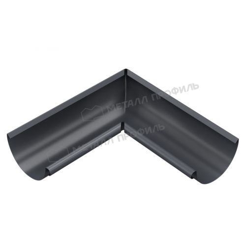 Угол желоба внутренний МЕТАЛЛ ПРОФИЛЬ Foramina PUR D125 Ral 7024