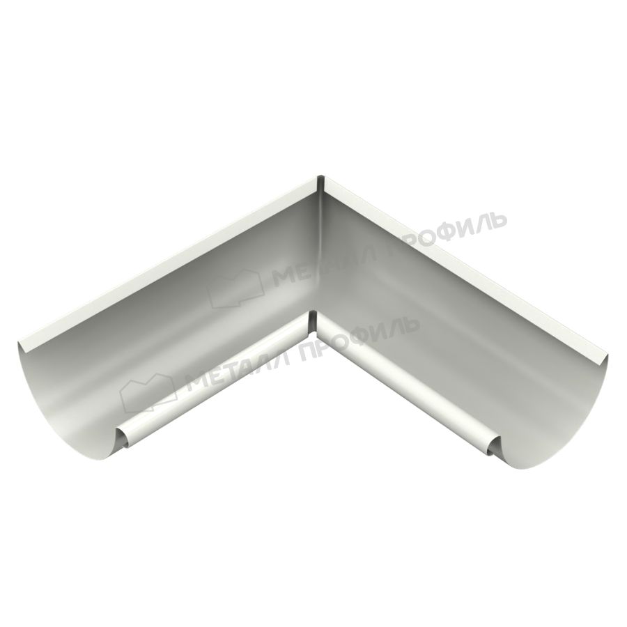 Угол желоба внутренний МЕТАЛЛ ПРОФИЛЬ Foramina PUR D125 Ral 9010