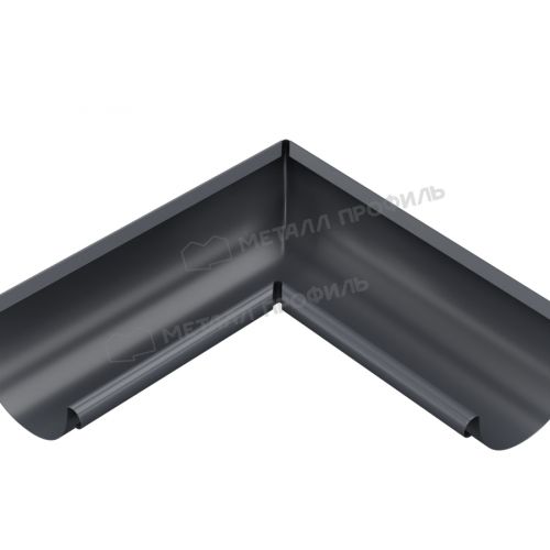 Угол желоба внутренний МЕТАЛЛ ПРОФИЛЬ Foramina PUR D150 Ral 7024