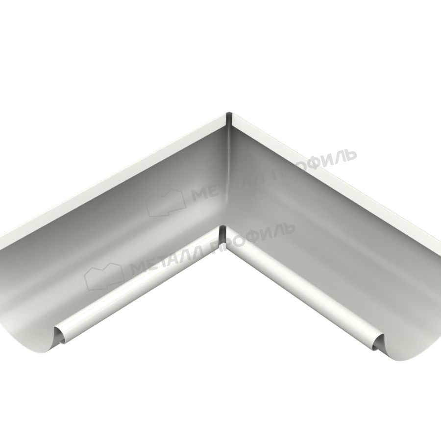 Угол желоба внутренний МЕТАЛЛ ПРОФИЛЬ Foramina PUR D150 Ral 9010