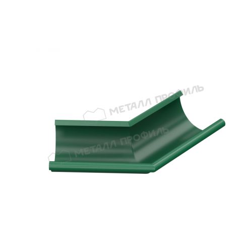 Угол желоба наружный 135 градусов МЕТАЛЛ ПРОФИЛЬ Foramina PUR D125 Ral 6005