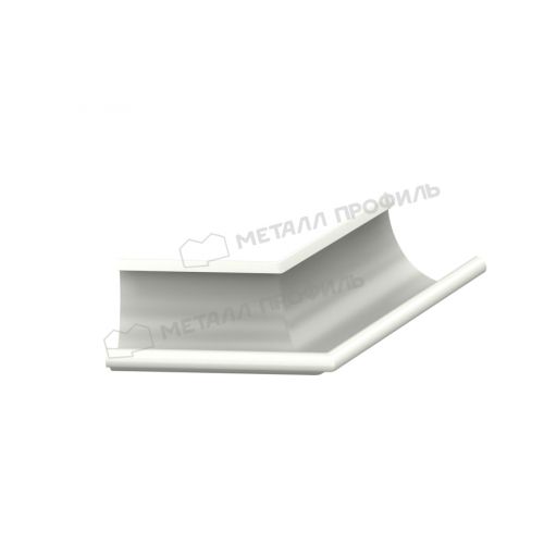 Угол желоба наружный 135 градусов МЕТАЛЛ ПРОФИЛЬ Foramina PUR D125 Ral 9010