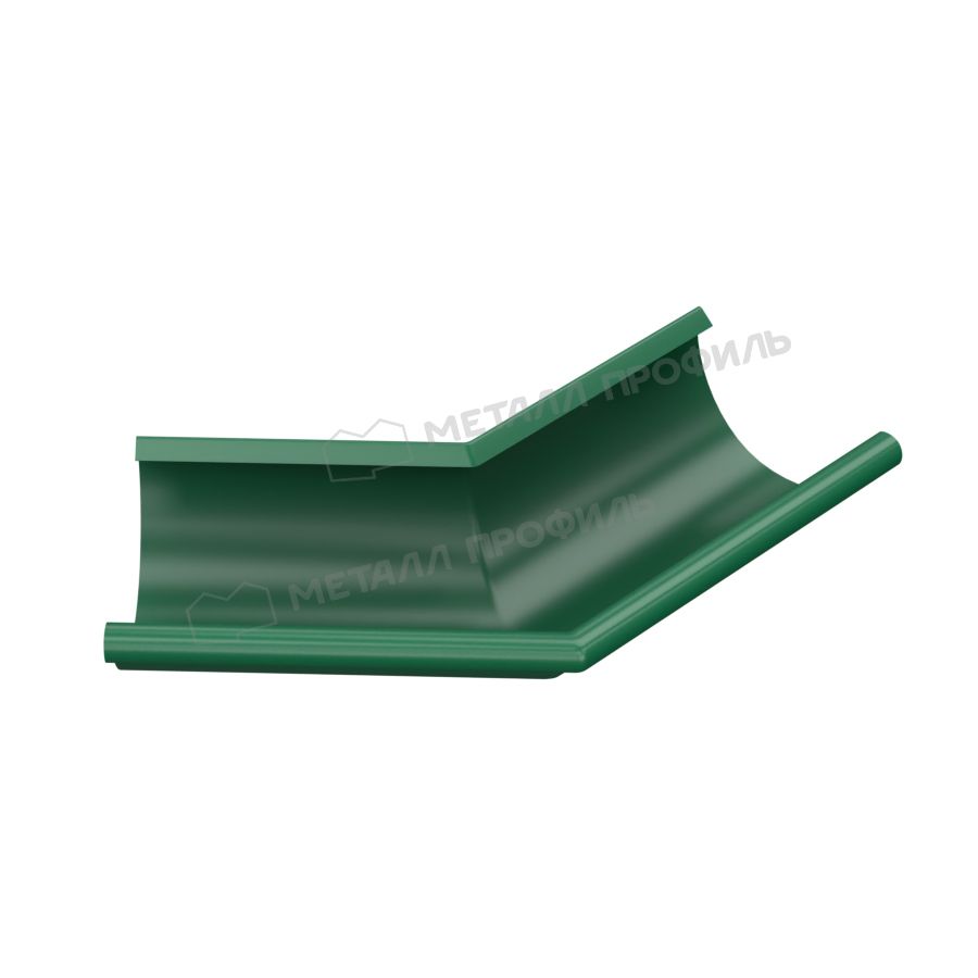 Угол желоба наружный 135 градусов МЕТАЛЛ ПРОФИЛЬ Foramina PUR D150 Ral 6005