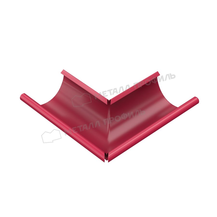 Угол желоба наружный МЕТАЛЛ ПРОФИЛЬ Foramina PUR D125 Ral 3005