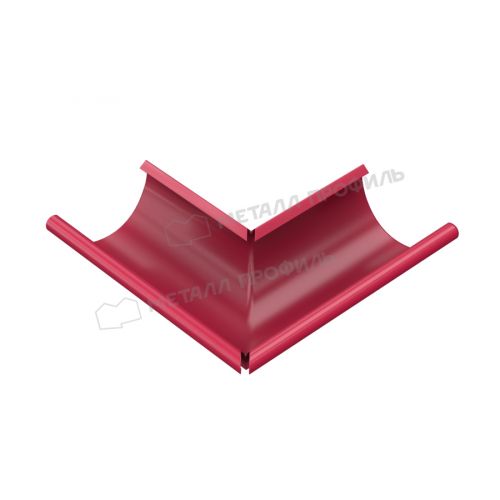 Угол желоба наружный МЕТАЛЛ ПРОФИЛЬ Foramina PUR D125 Ral 3005