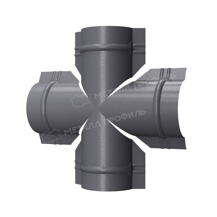 Четверник для круглого конька R110 (VALORI-20-Grey-0.5)