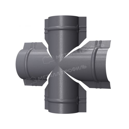 Четверник для круглого конька R110 (VALORI-20-Grey-0.5)