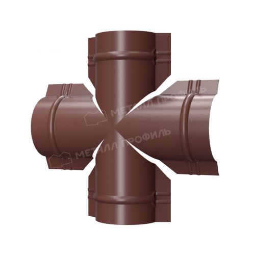 Четверник для круглого конька R110 NormanMP (ПЭ-01-RR32-0.5)