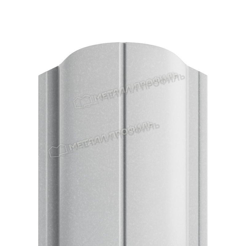 Штакетник металлический МЕТАЛЛ ПРОФИЛЬ ELLIPSE-O 19х126 (ПЭ-01-9006-0.7)