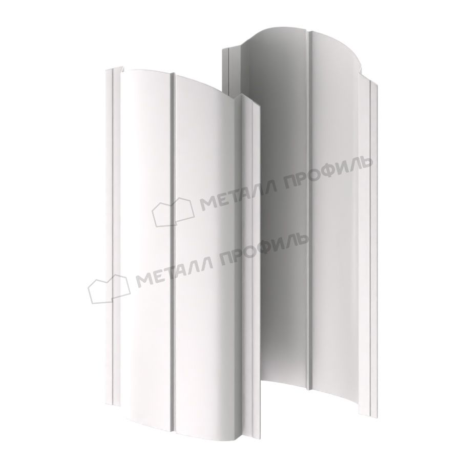 Штакетник металлический МЕТАЛЛ ПРОФИЛЬ ELLIPSE-O 19х126 (ПЭД-01-9003\9003-0.45)