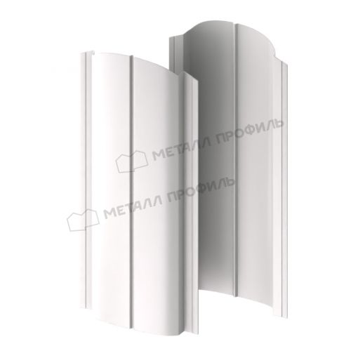 Штакетник металлический МЕТАЛЛ ПРОФИЛЬ ELLIPSE-O 19х126 (ПЭД-01-9003\9003-0.45)