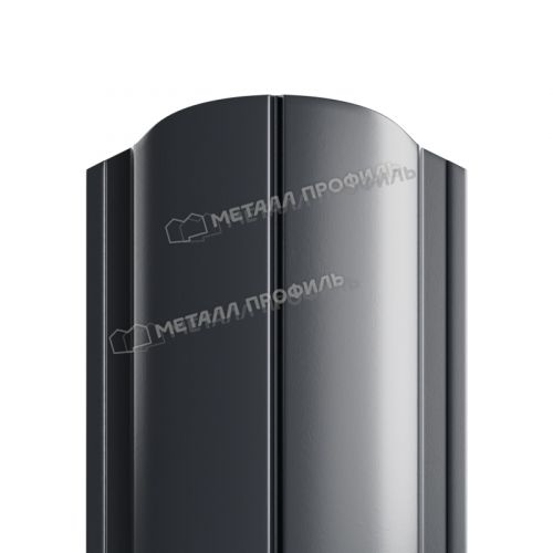 Штакетник металлический МЕТАЛЛ ПРОФИЛЬ ELLIPSE-O 19х126 NormanMP (ПЭД-01-7024\7024-0.5)