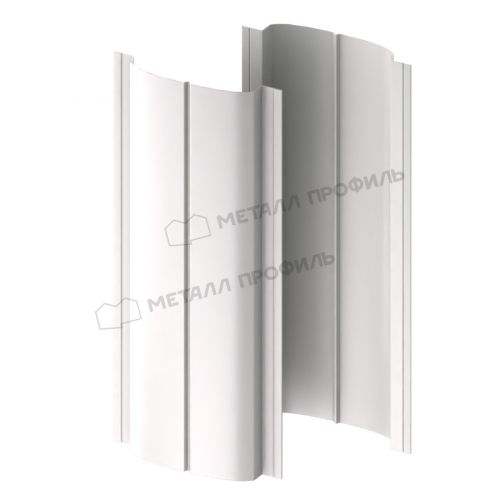 Штакетник металлический МЕТАЛЛ ПРОФИЛЬ ELLIPSE-T 19х126 (ПЭД-01-9003\9003-0.45)