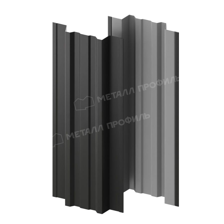 Штакетник металлический МЕТАЛЛ ПРОФИЛЬ TRAPEZE-T 16,5х118 (PURETAN-20-RR23-0.5)