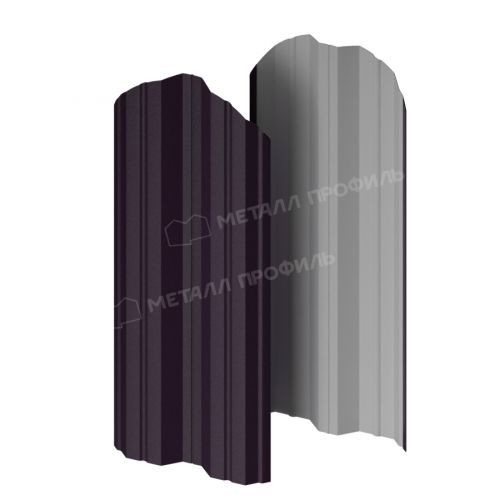 Штакетник металлический МЕТАЛЛ ПРОФИЛЬ М-111-О (VALORI-20-Violet-0.5)