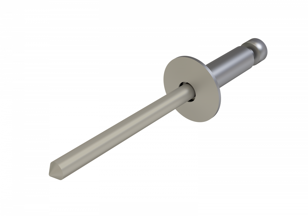 Заклёпка вытяжная Daxmer 4,8х21х14 RAL 7032 (250шт) нерж/нерж
