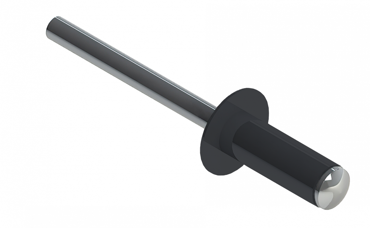 Заклёпка вытяжная Daxmer 3,2х8 RAL 7024 (20х1000шт) ал/ст
