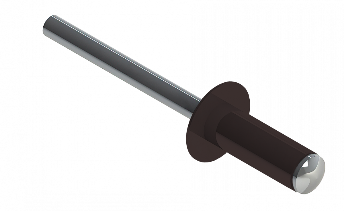 Заклёпка вытяжная Daxmer 3,2х8 RAL 8017 (20х1000шт) ал/ст