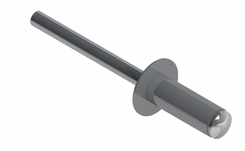 Заклёпка вытяжная Daxmer 3,2х8 RAL 7004 (20х1000шт) ал/ст
