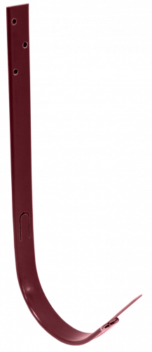 Крюк длинный Grand Line ПУ 125мм RAL 3005 красное вино