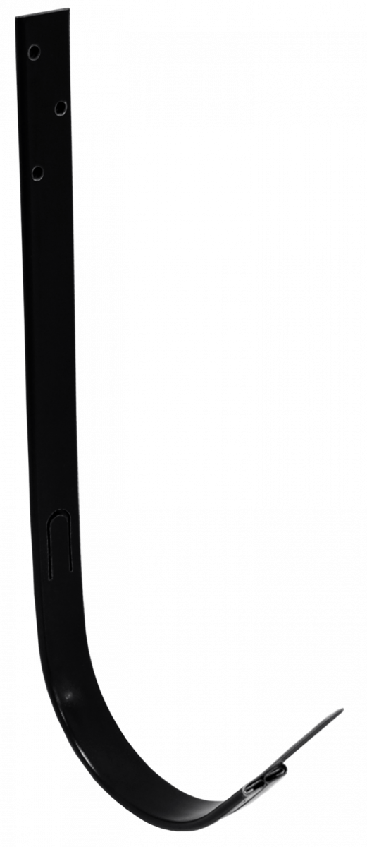 Крюк длинный Grand Line ПУ 125мм RAL 9005 черный