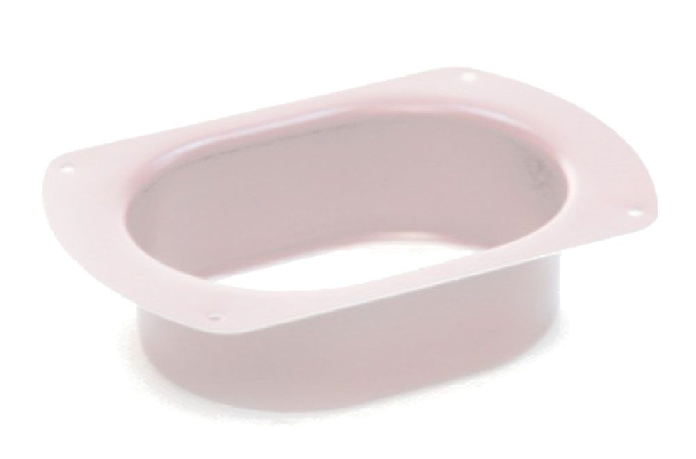 Воронка врезная Vortex в1 127мм RAL 9003