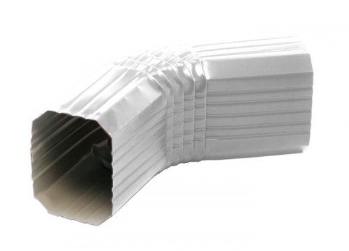 Колено прямоугольное Vortex в1 RAL 9003