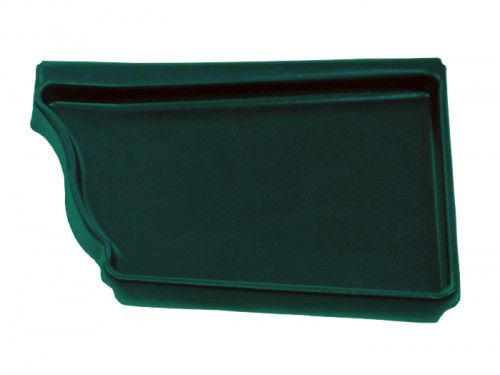 Заглушка правая Vortex в1 127мм RAL 6005
