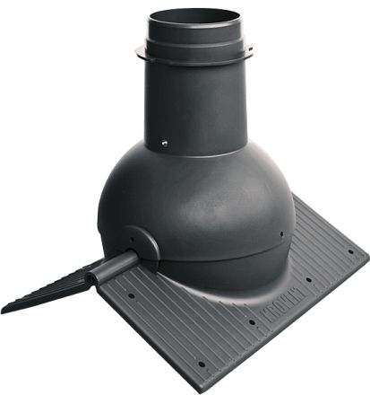 Элемент коньковый Кrovent Pipe-Cone черный